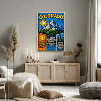 Colorado Mile High City Poster