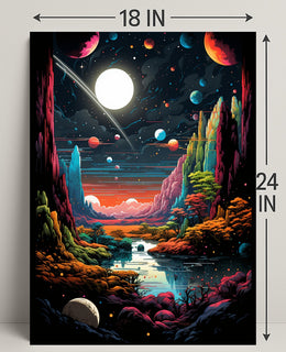 Cosmic Landscape Poster PosterGoat