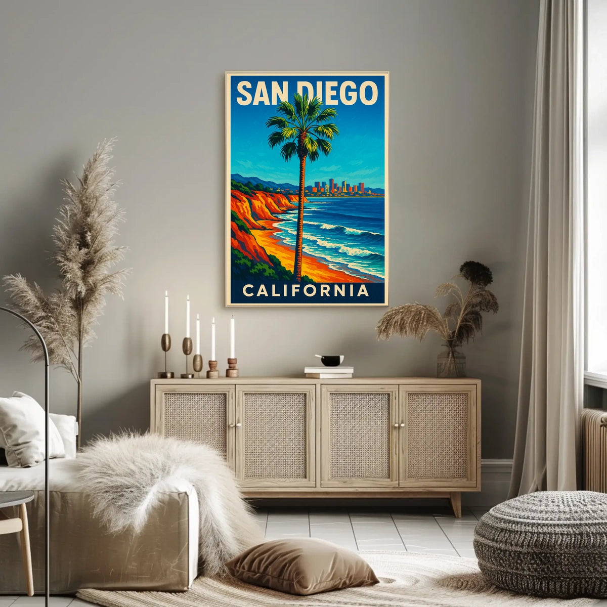 San Diego Travel Poster