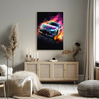 Sleek Modern Sports Car Poster for Thrill Seekers