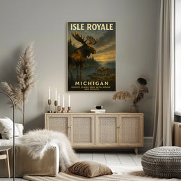 Isle Royale MichiganS Remote Poster