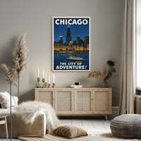 Chicago The City of Adventure Poster