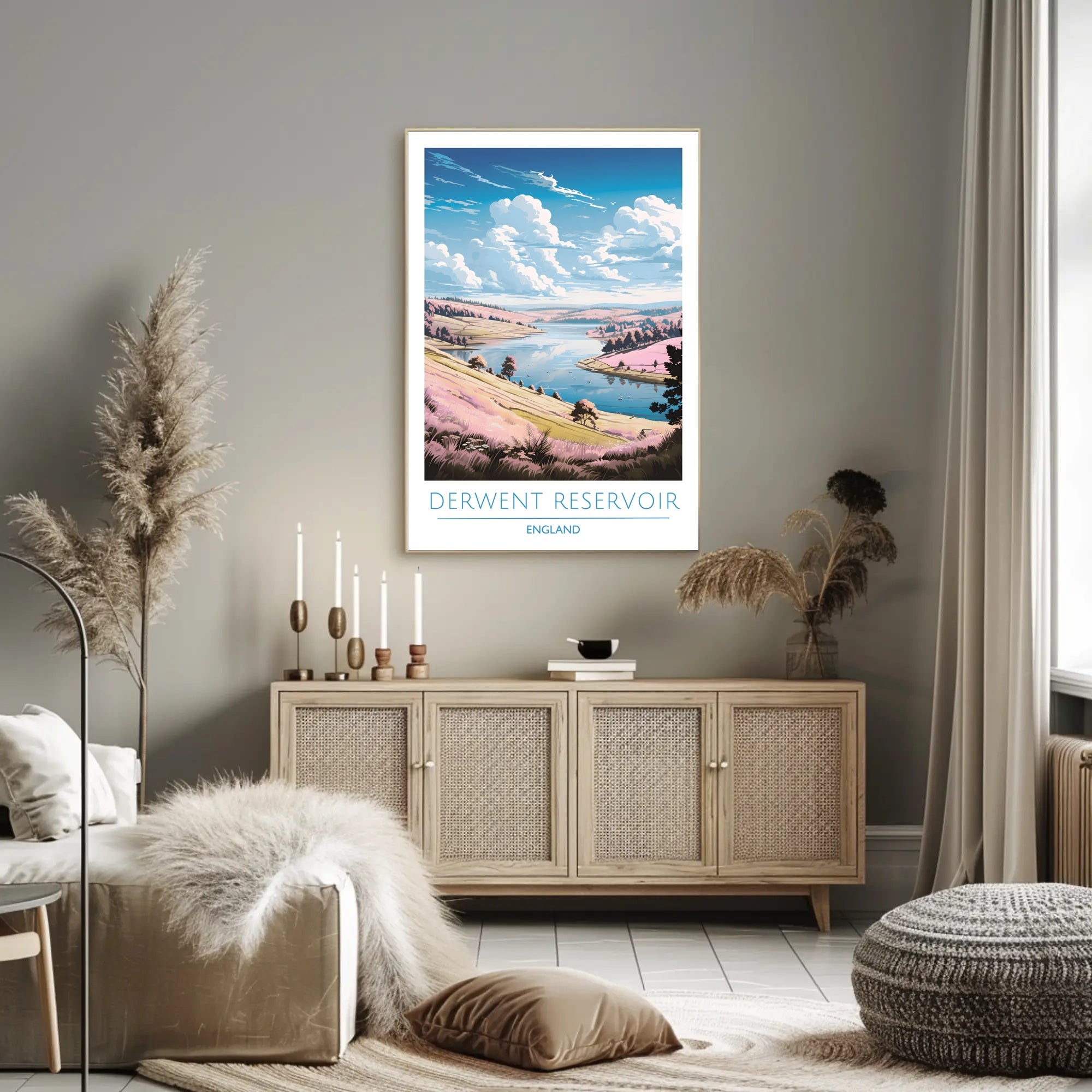 Derwent Reservoir Poster