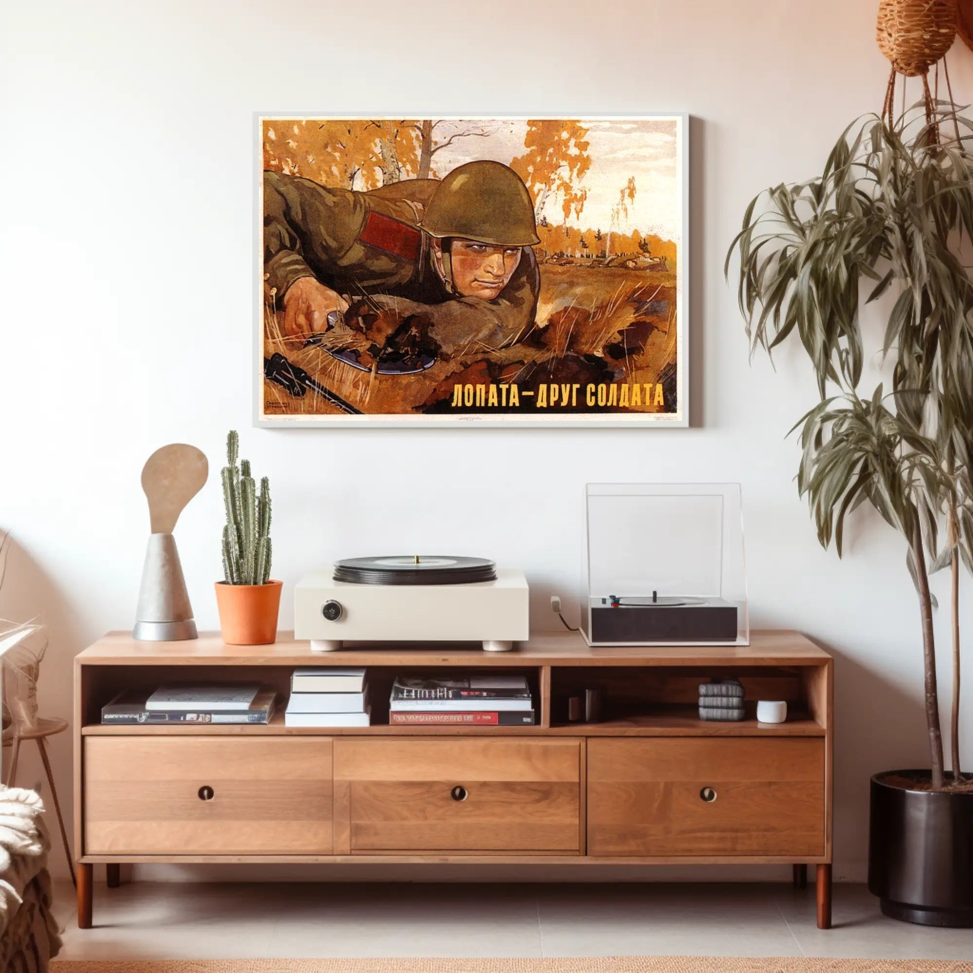 Shovel   A Soldier's Friend Poster