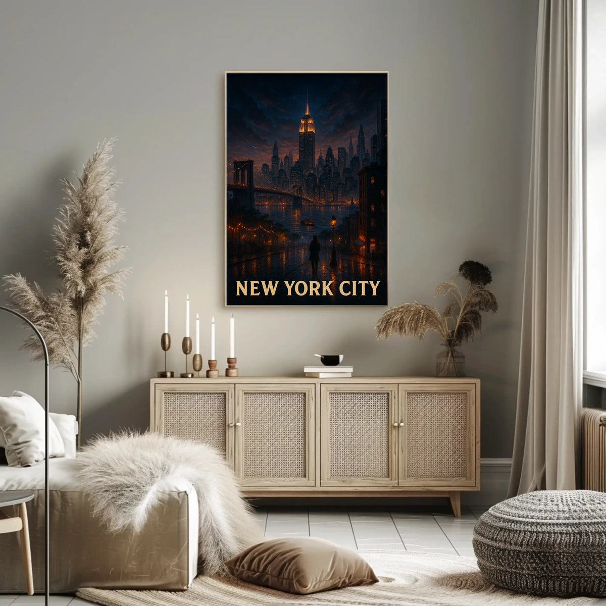 New York City Skyline Poster