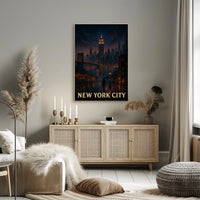 New York City Skyline Poster
