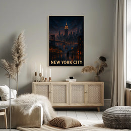 New York City Skyline Poster