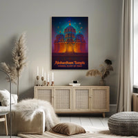 Akshardham Temple Eternal Glory of India Poster