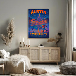 Austin River Of Lights Poster