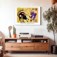 Wassily Kandinsky Black and Violet 1923 Poster