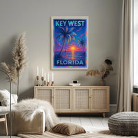 Key West Sunset Poster