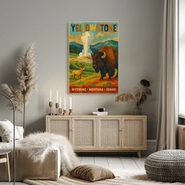 Yellowstone National Park Poster