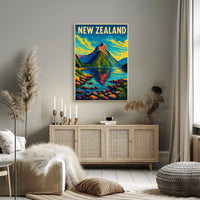 New Zealand Landscape Poster