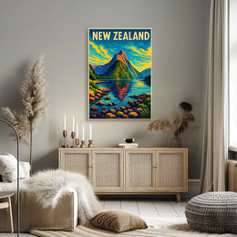 New Zealand Landscape Poster