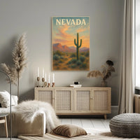Nevada Sunset Poster