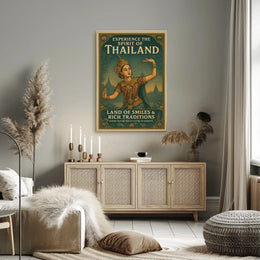 Thailand's Cultural Richness Illustrated Cultural or Heritage Poster