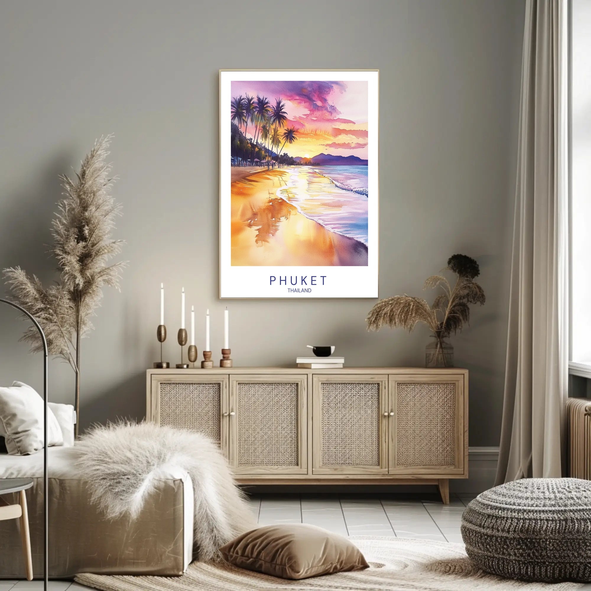 Sunset in Phuket Poster PosterGoat