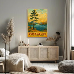 Voyageurs National Park Scenic Wilderness Poster