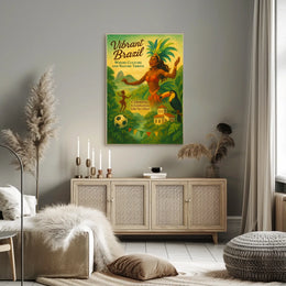 Vibrant Brazil Where Culture and Nature Thrive Poster