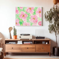Floral Watercolor Delight Poster