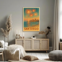 San Diego Fireworks Celebration Poster