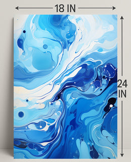 Oceanic Whirl Poster