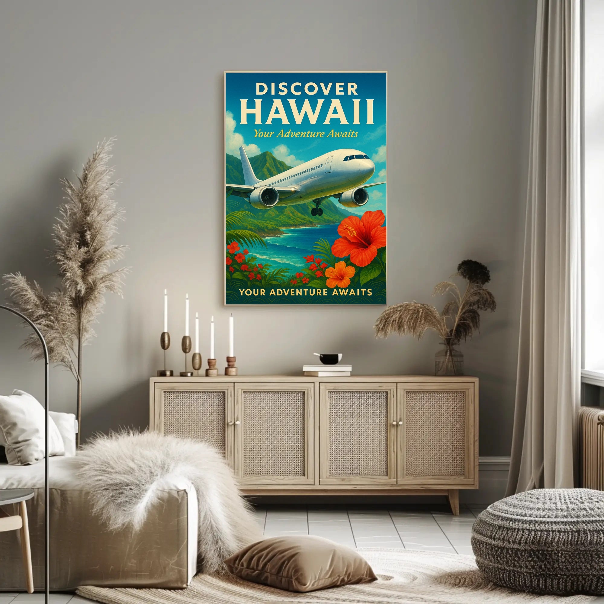 Discover Hawaii Wall Art Print Decor PosterGoat