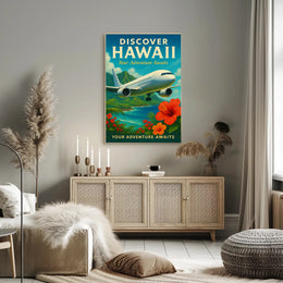 Discover Hawaii Wall Art Print Decor PosterGoat