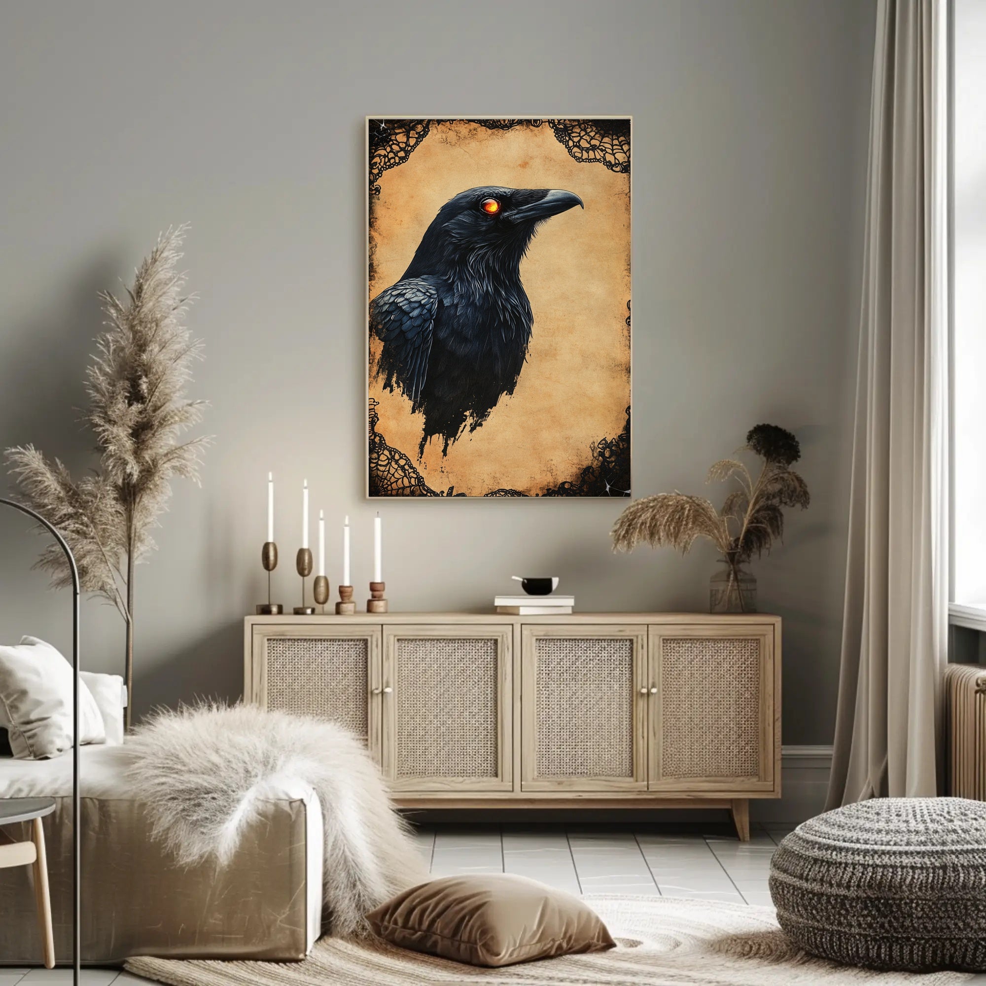 The Enigmatic Raven Poster