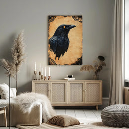 The Enigmatic Raven Poster