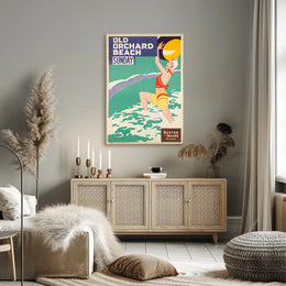Old Orchard Beach Boston And Maine Poster