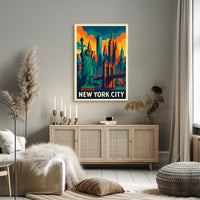 New York City Skyline Poster