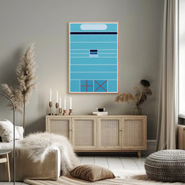 Abstract Geometric Composition Minimalist Poster