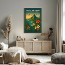 American Samoa Beauty National Park Poster