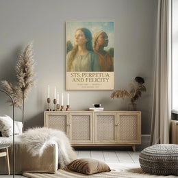 Saints Perpetua And Felicity Poster