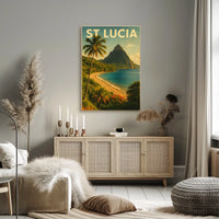 St. Lucia Paradise Poster