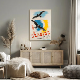Visit The Seaside Poster