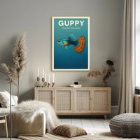 GuppyPoecilia reticulata Poster PosterGoat