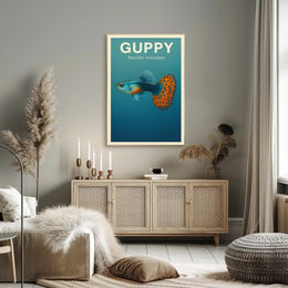 GuppyPoecilia reticulata Poster PosterGoat