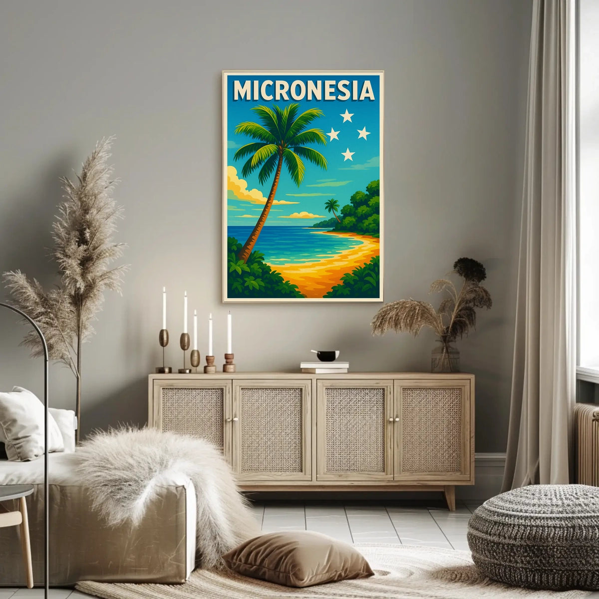 Micronesia Paradise Poster