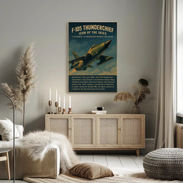 F-105 Thunderchief Icon Of The Skies Poster