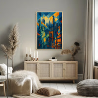Geometric New York City Poster