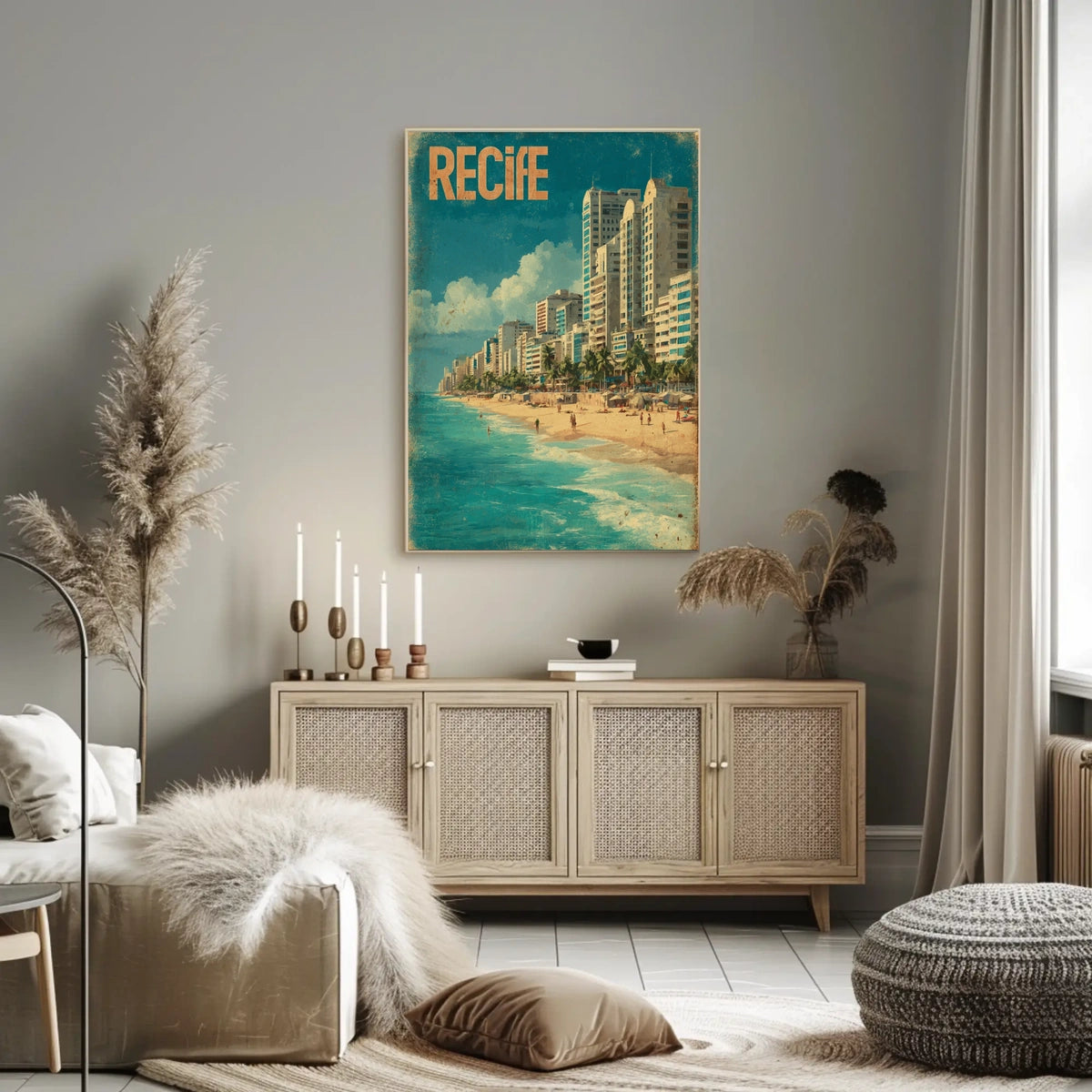 Recife Beachfront Poster