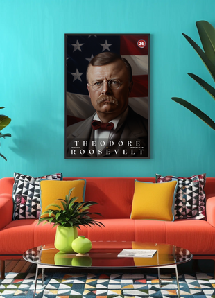 Theodore Roosevelt 26th President Of The United States Portrait