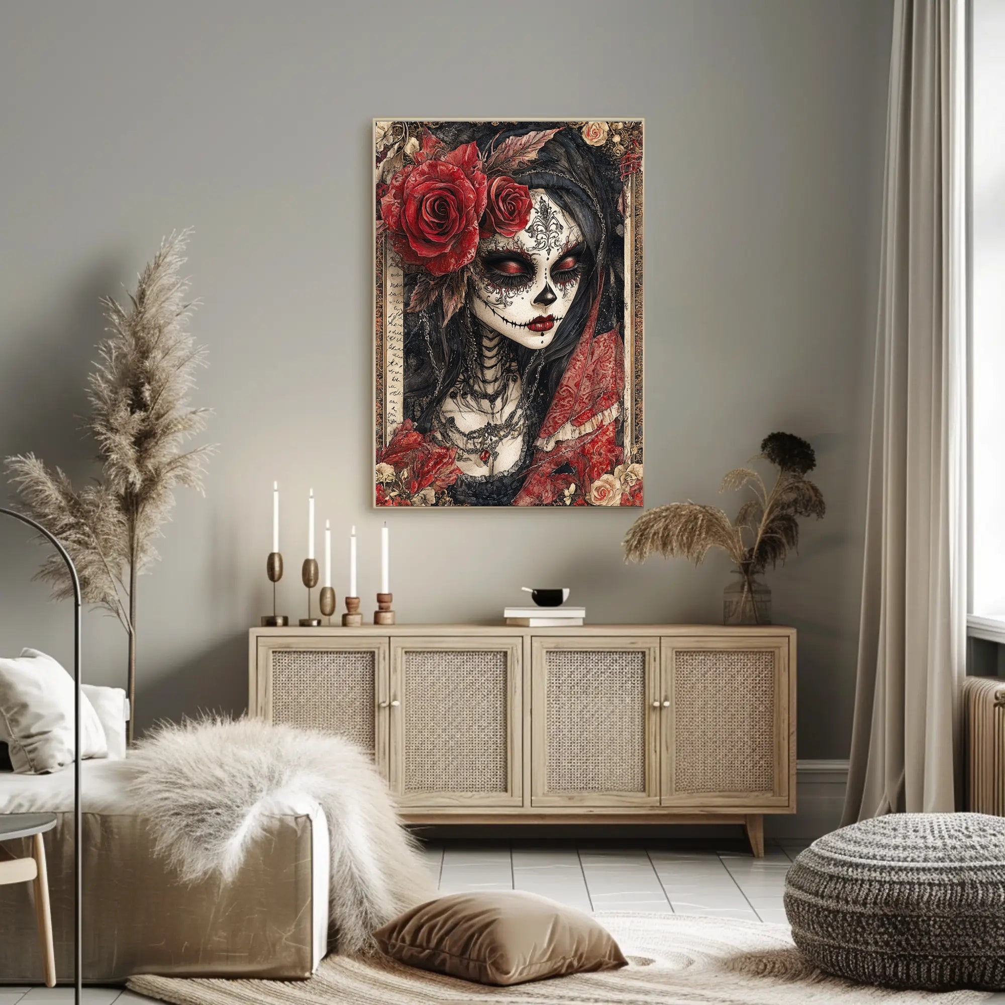 Day Of The Dead Elegance Poster