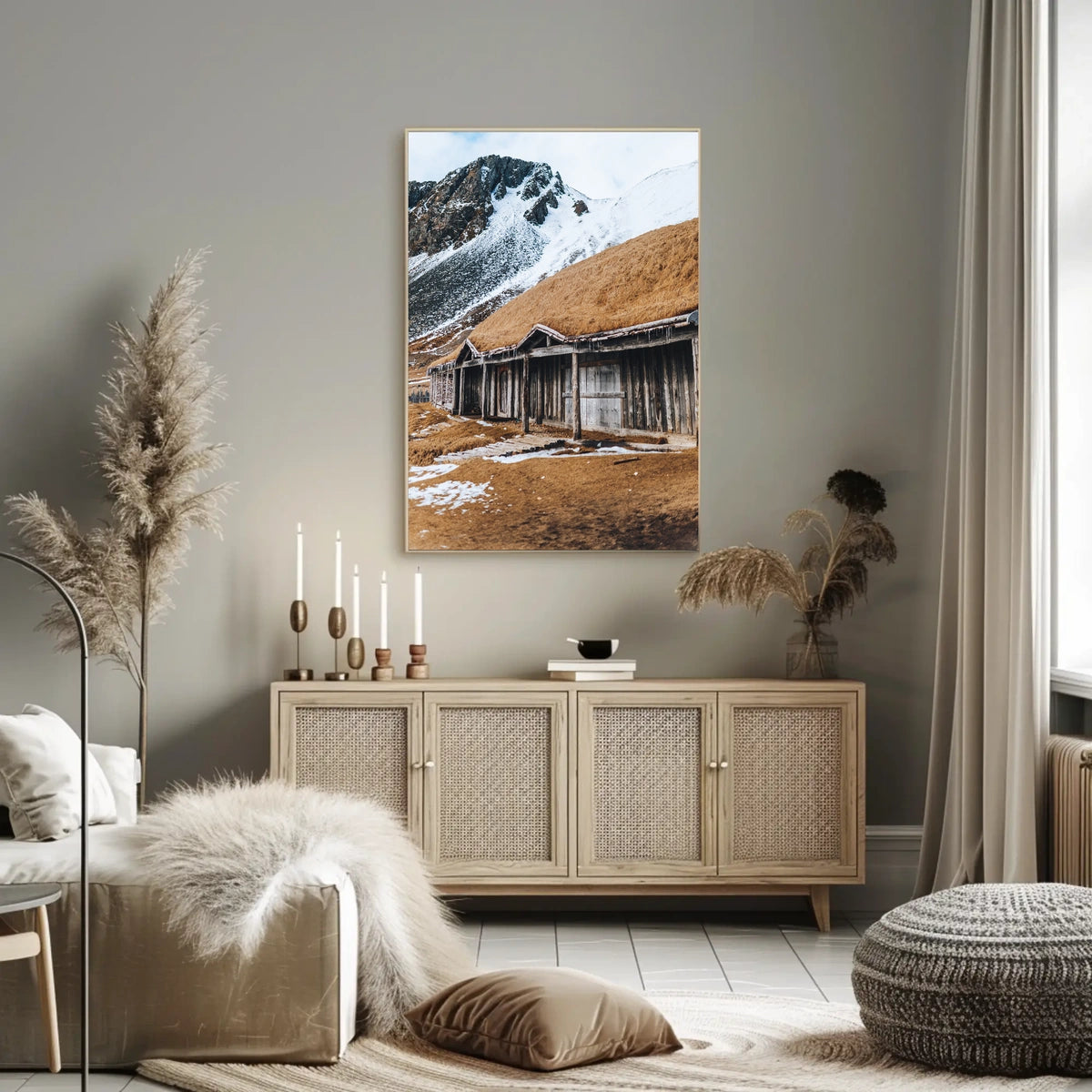 Rustic Mountain Retreat Poster