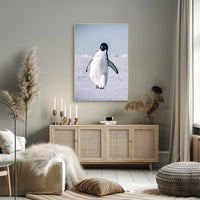 Penguin On Ice Poster
