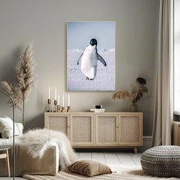 Penguin On Ice Poster