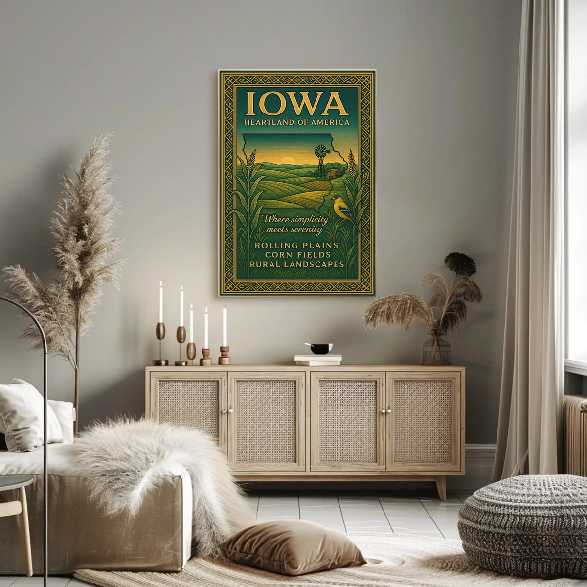 Iowa Heartland Of America Poster