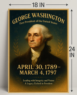 George Washington 1st President Poster PosterGoat